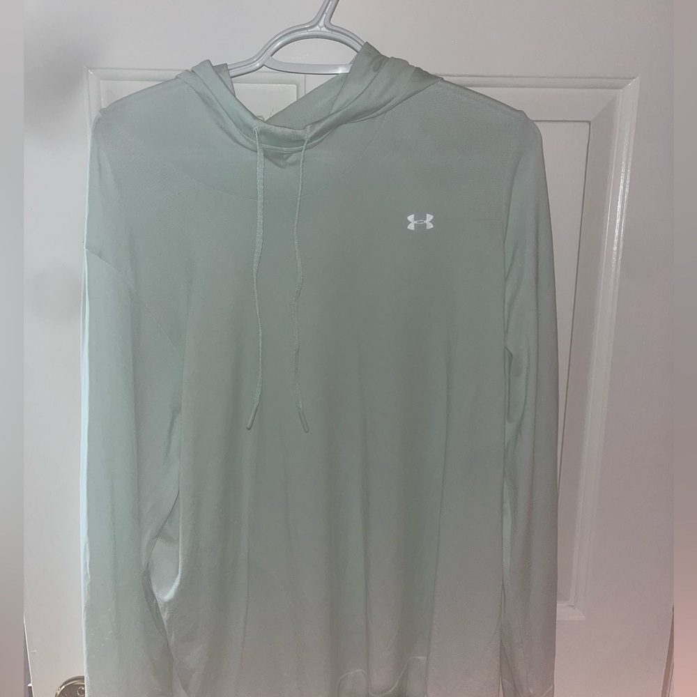 Under Armor mint heat gear athletic hoodie